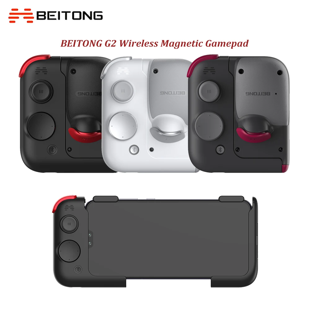 

Original BEITONG G2 Bluetooth Wireless Game Controller Magnetic Attraction Combination Gamepad for Android iOS Mobile Phone
