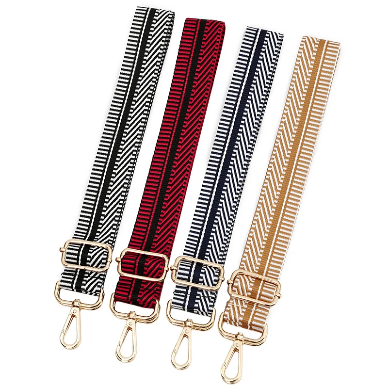 

130cm Geometric Braided Shoulder Bag Strap Replacement Adjustable Handles For Handbag Fashion Wide Bags Straps Bag Accessories