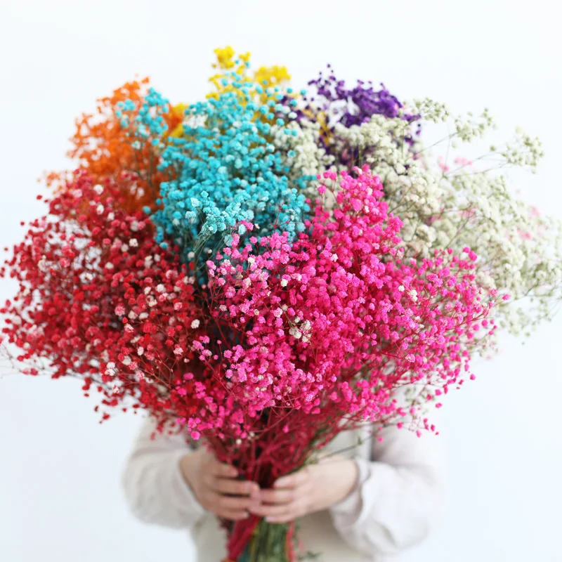 Gypsophila Artificial Flowers DIY Floral Bouquets for Wedding Bridal Bouquets Decorative Flowers Ornament Party Home Decoration