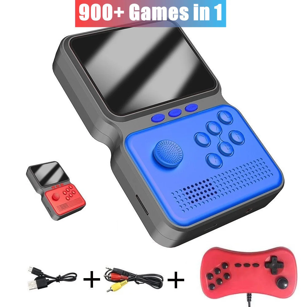 

Handheld M3 Video Retro Game Consoles 3.5 Inch LCD Screen Classic 900+ In 1 Mini Gaming Players 16 Bits Super Box For Gameboy