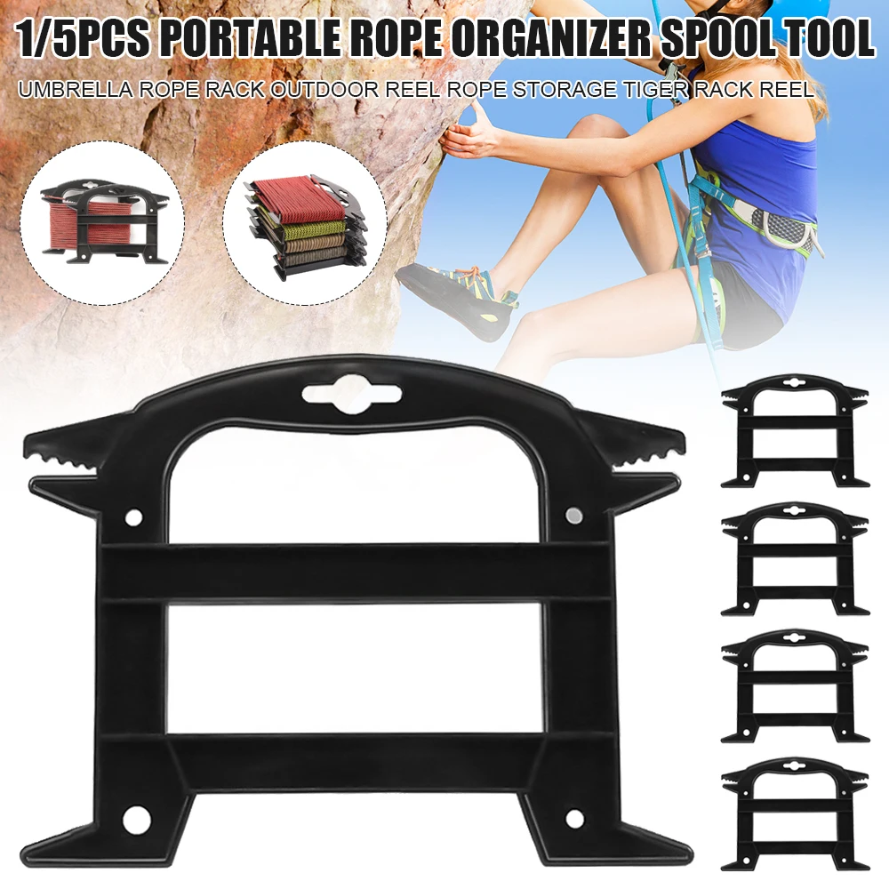 

Umbrella Rope Cord Winder Prevents Unwanted Knots Rope Storage Device Winder Plastic Durable for Outdoor Portable