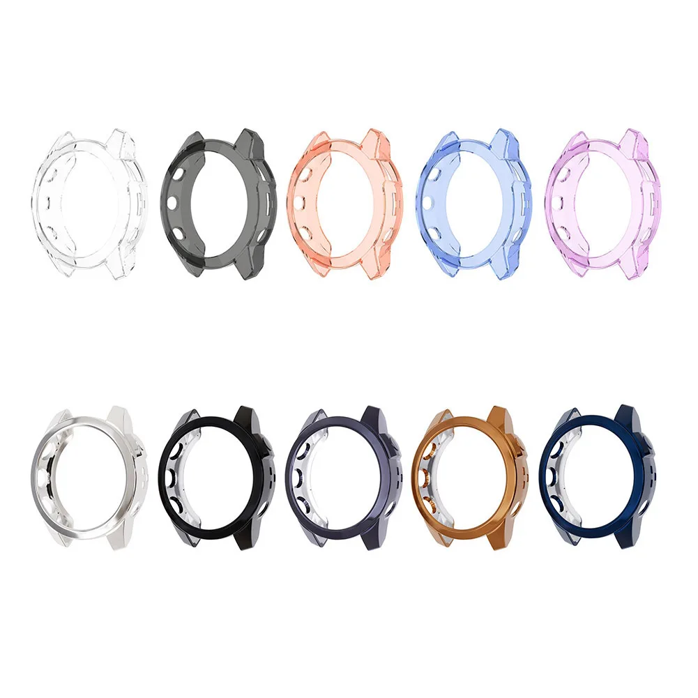 

Защитный чехол для смарт-часов Garmin Fenix 7, ТПУ Защитная рамка, чехол