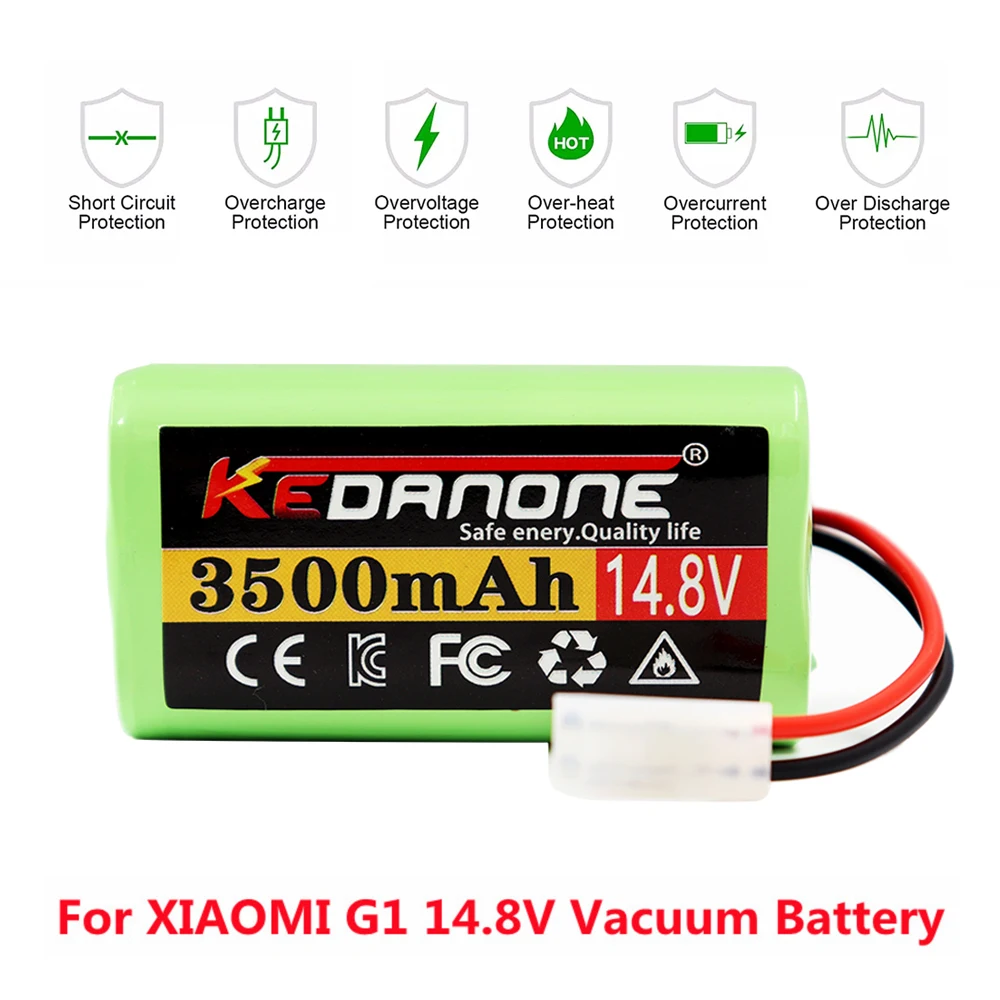 

New 14.8V 2600mAh Li-ion Battery for Xiaomi G1 MI Robot Vacuum-Mop Essential MJSTG1 Robot Vacuum Cleaner 18650 Battery Pack