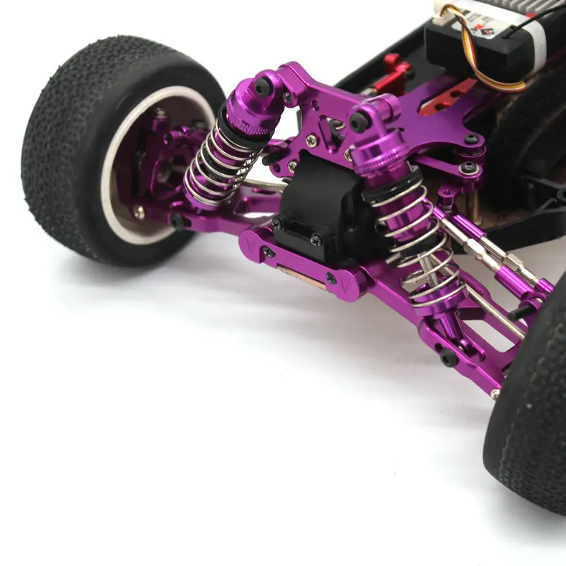 Купить Металлическая деталь 124016 124018 1/12 RC автомобильный амортизатор передний задний комплект для бампера Продажа Металлическая деталь 124016 124018 1/12 RC автомобильный амортизатор передний задний комплект для бампера