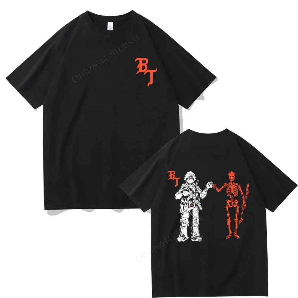 Футболка мужская оверсайз с коротким рукавом и графическим принтом