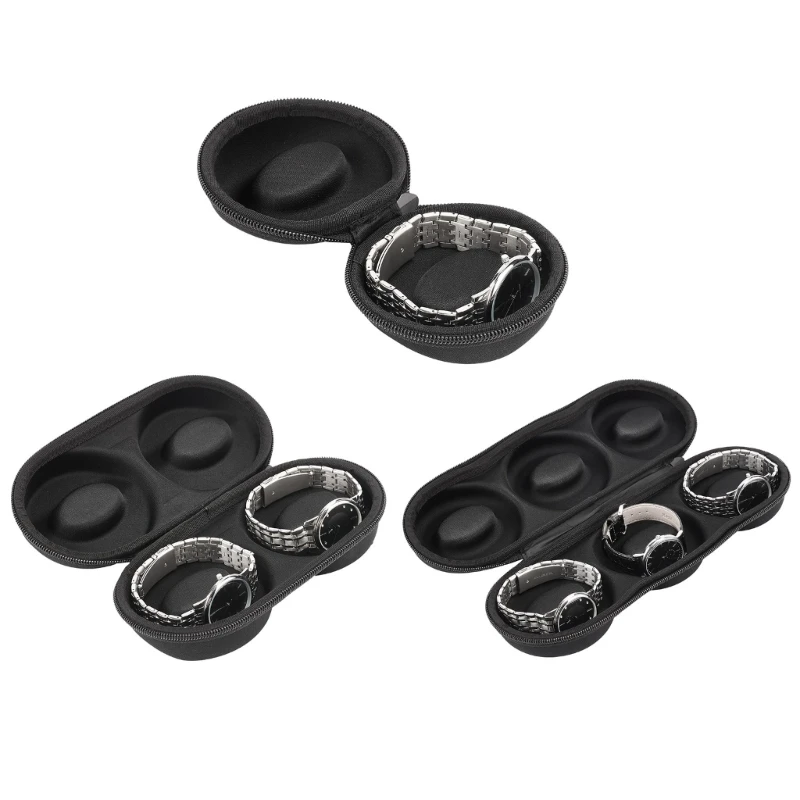 

Watch Travel Fits Wristwatches Watches 1/2/3 Slots Watch Travel Box