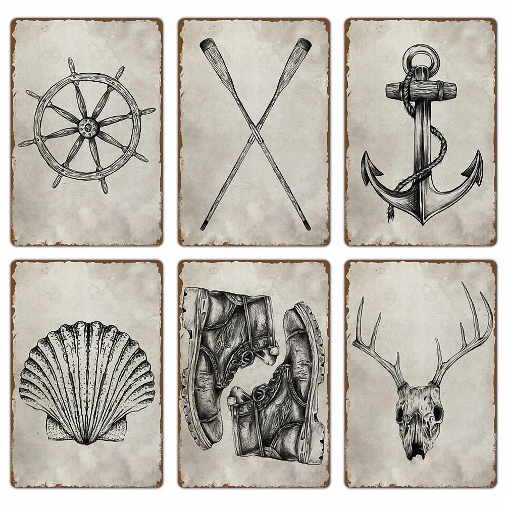 

Nostalgic Vintage Metal Painting Tin Sign Retro Wall Art Plate Bar Pub Man Cave Garage Wall Poster Plaque Home Decor Stickers