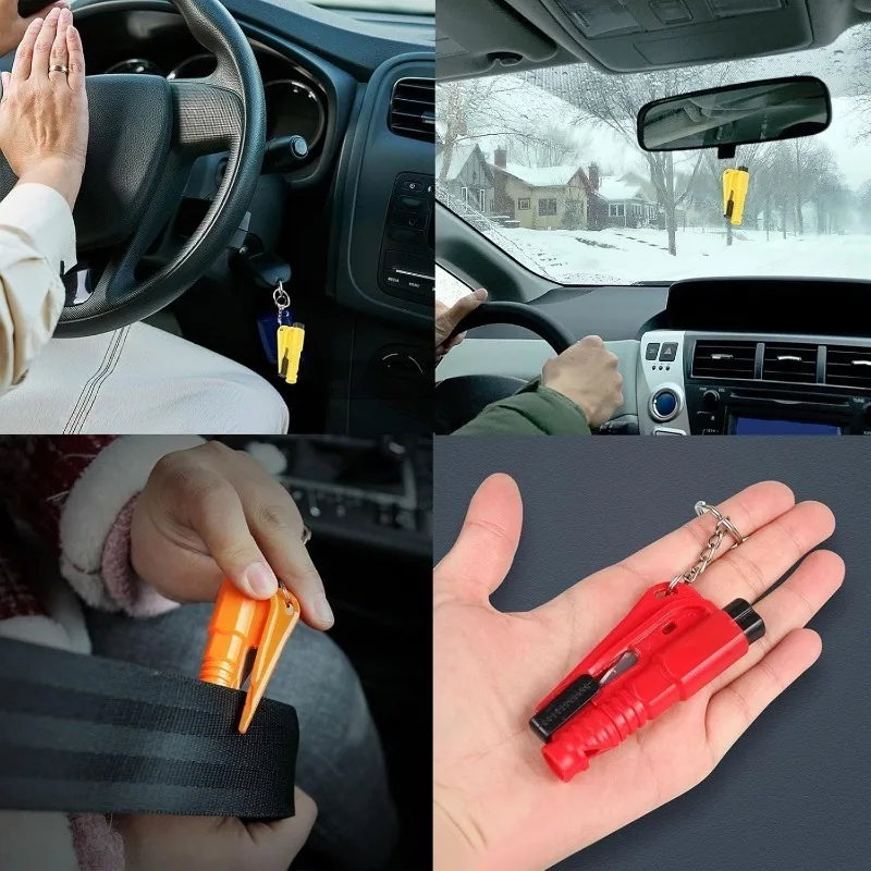 Автомобильный безопасный молоток 3 в 1 инструмент для выключателя окон