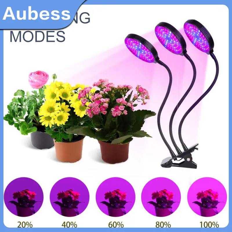 

45W/30W/15W LED Grow Light 5 Modes 360° Rotary Adjustable Phyto Lamp Full Spectrum For Plants Seedlings Flower Indoor Grow Box