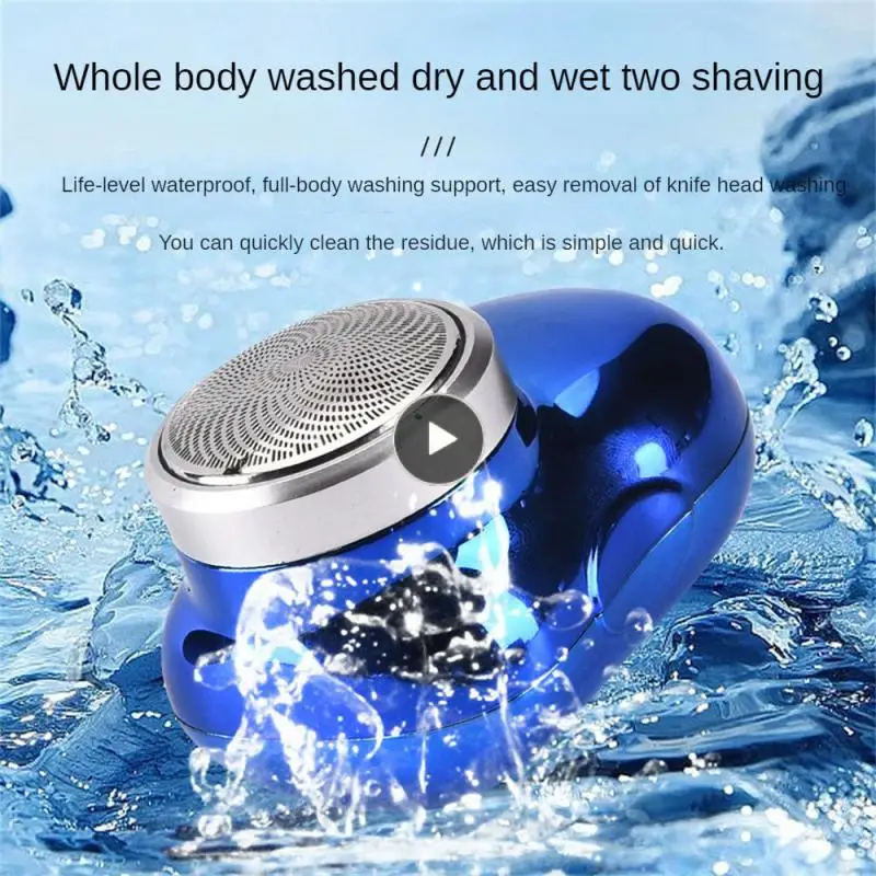 

Wet And Dry Dual Use Portable Mini Shaver Small Size Beard Knife Effectively Preventing Beard From Getting Stuck In The Shaver