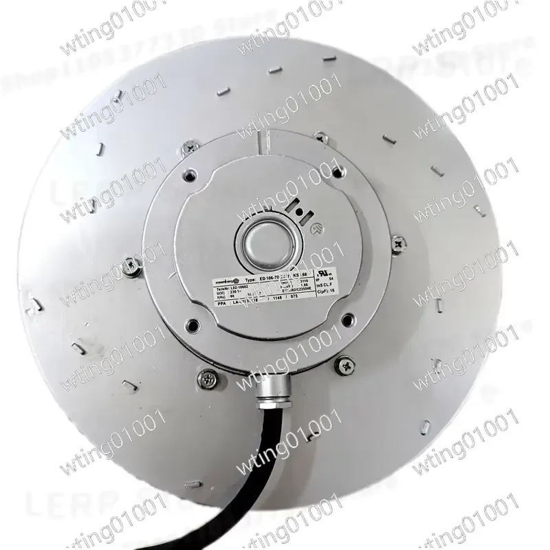 Фото Двигатель вентилятора охлаждения Danfoss ED106-70-2 AU1 KS0.68 L02-10682 230В, оригинальная запасная часть, высокая производительность, долговечность