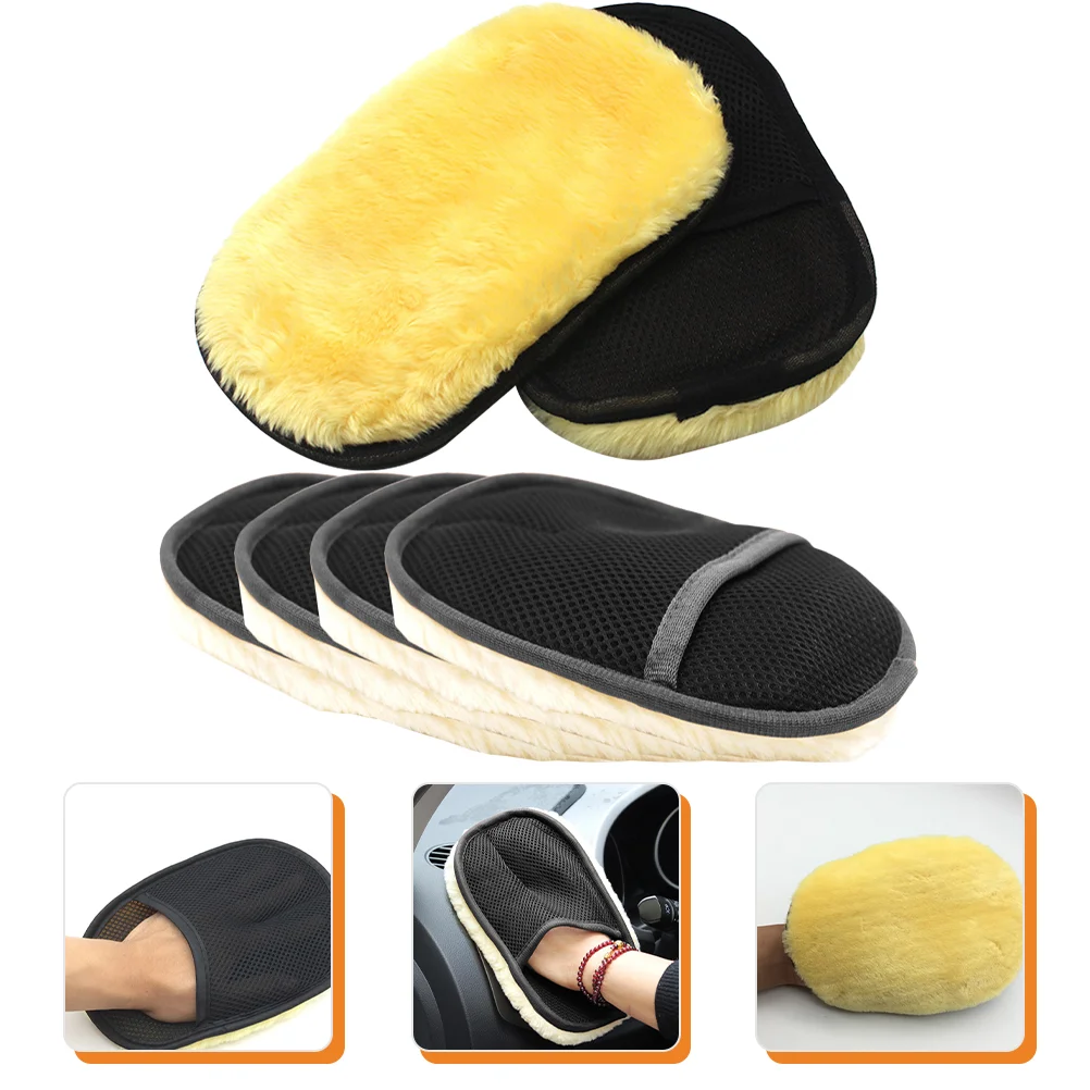 

Car Wash Mitt Glove Scratch Free Dusting Mitten Washing Tools Blinds Cleaner Tool Microfiber Gloves Auto Detailing Exterior Care