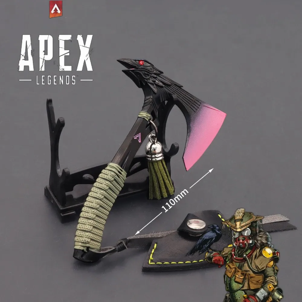 

25cm Hot Apex Legends Heirloom Weapon Model Bloodhound Raven Bite Anime Game Royal Japanese Katana Sword Axe Kid Boy Gifts Toys