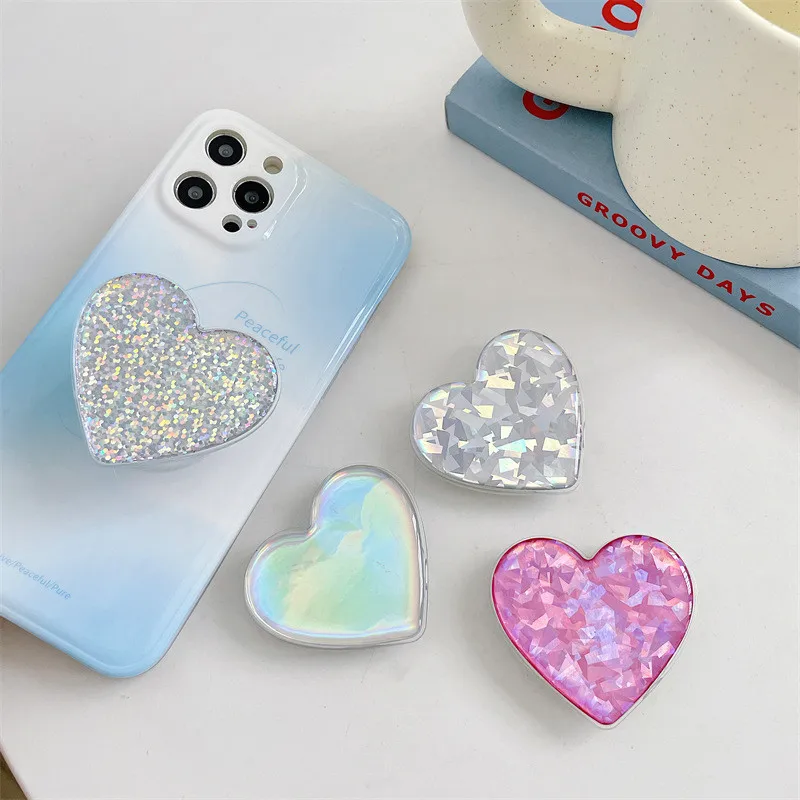 

10 шт./компл., универсальный держатель-подставка для телефона с сердечком