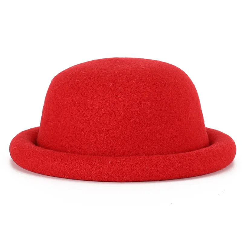 Женская винтажная Панама из 100% натуральной шерсти