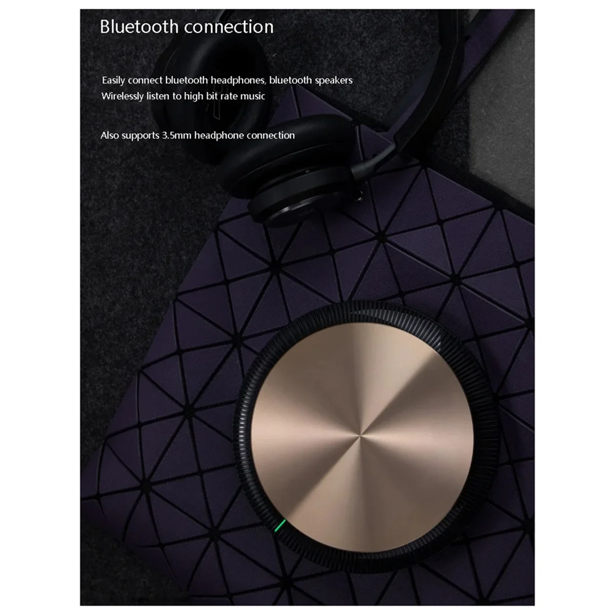 Портативный беспроводной Bluetooth-диск встроенный ASP черный