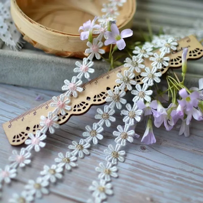 

1.5cm Wide Modern Thread Water Soluble Embroidery Lace Clothing Accessories Clothes Diy Decoration Dubai Dress Guipure Decor