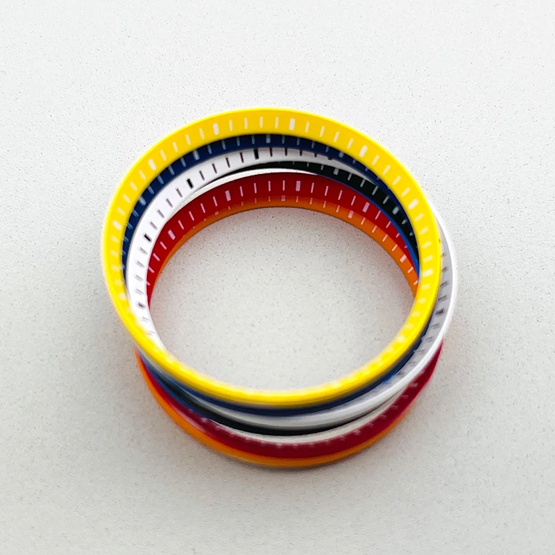 30.5mm Plastic Watch Chapter Rings Inside Diameter 27.5mm Fits Seiko SRPD SKX007 SKX009 SKX011 Watch Case Repair Replace Parts