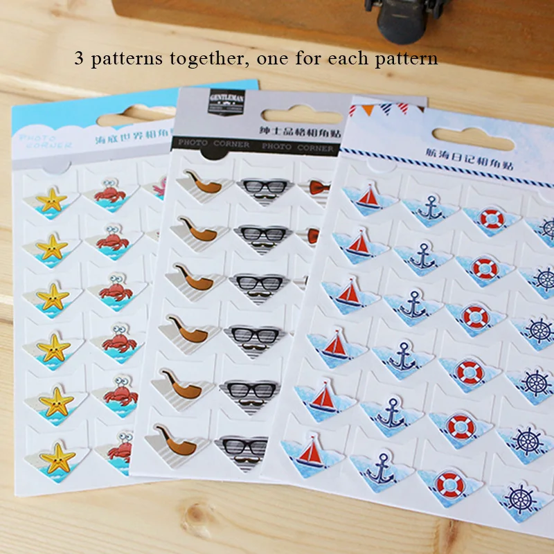 

24 шт./лот наклейки для фотоальбомов HonC