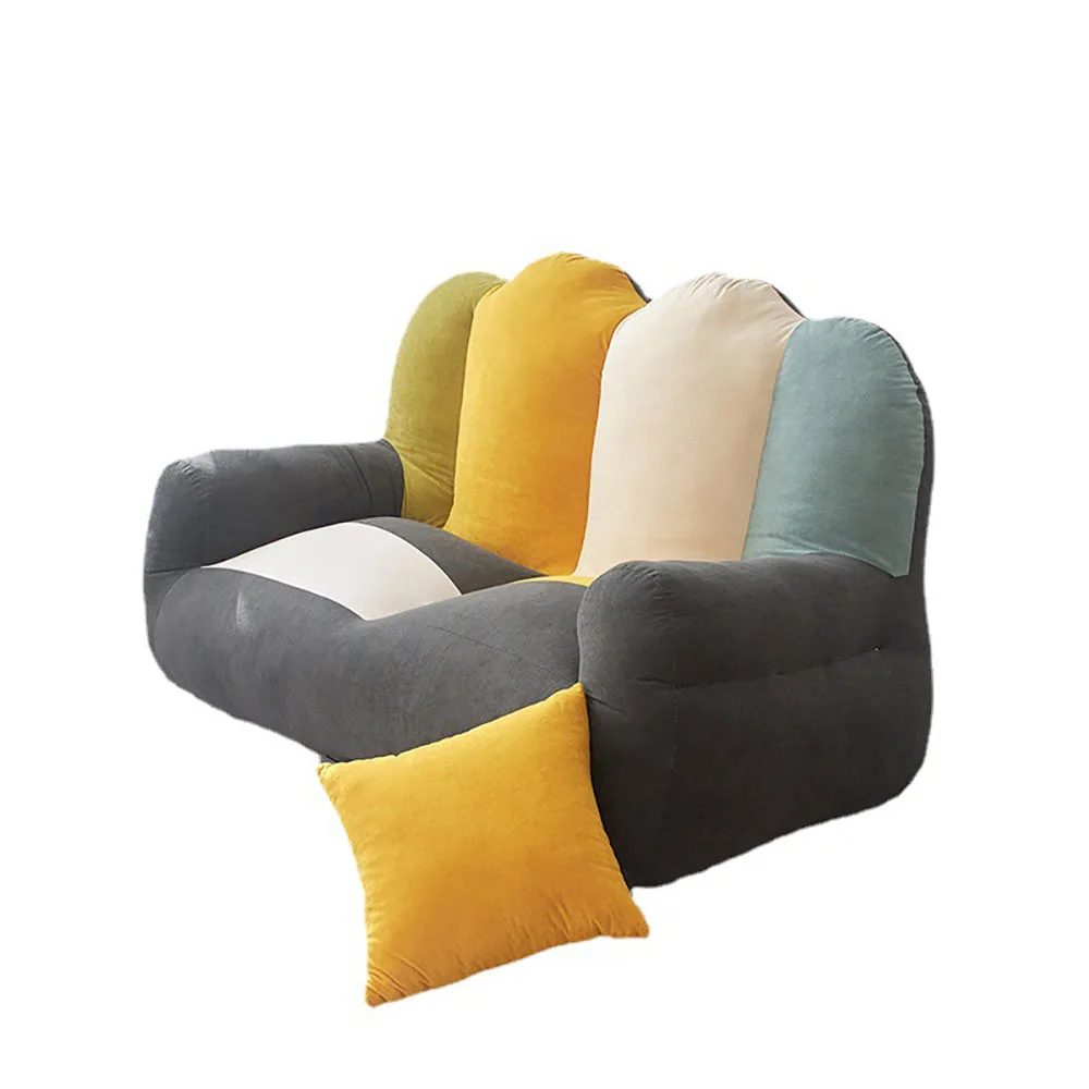 

Minimalist Beanbag Sofas Double Beanbag Sofas High Elastic Sponge Filled Seat Pack Technology Cloth Independent Support