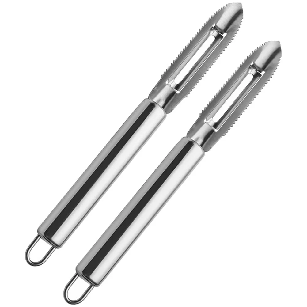 

Lime Peeler Stainless Steel Fruit Peeler Handheld Fish Scaler Cucumber Peeler Metal Fish Scales Fruit Peel Remover