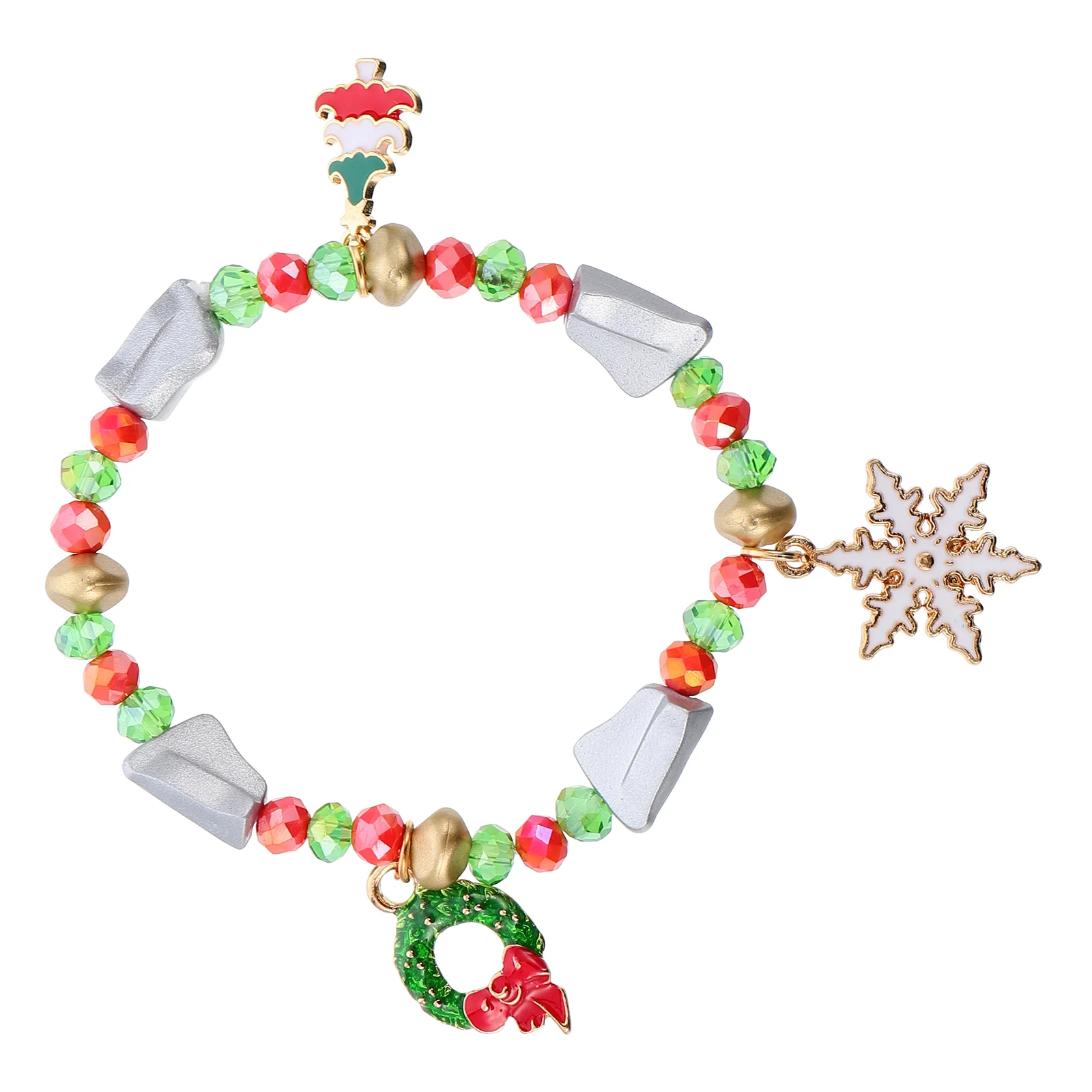 

Christmas Jewelry Party Bracelet Holiday Pendant Stocking Wrist Chain Gift Fillers Jingle Costume Bell Festival Tree Bracelets