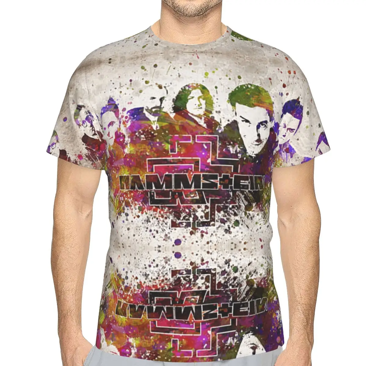 

Till And Lindemann 1 T-shirt Hot Sale Men's T Shirt Print R320 Joke Tops Tees European Size