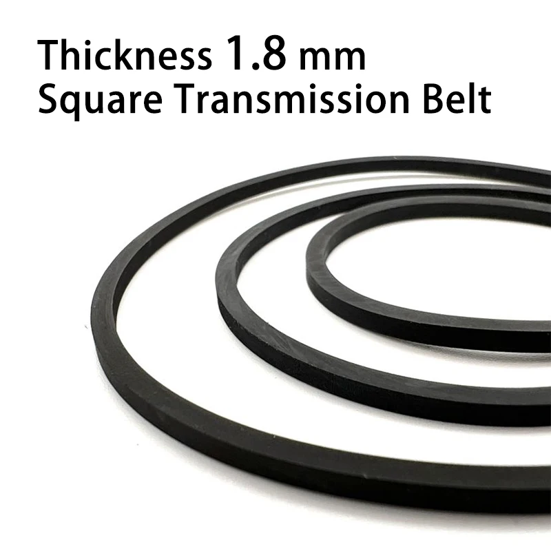 Rubber Transmission Belt Cassette Deck Audio Repeater Cd Dvd Vcd Universal Square Belt Accessories