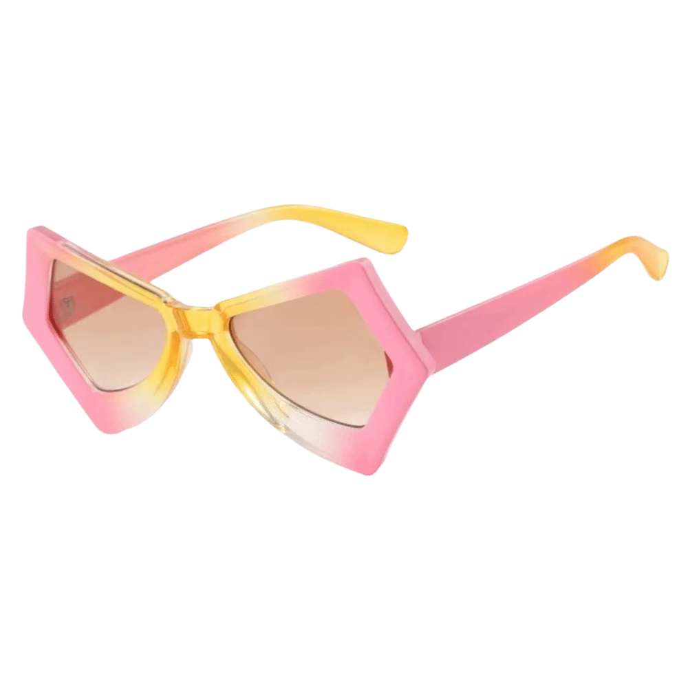 Фото Пластиковые очки для кошек с защитой от синего света, градиентные, двухцветная оправа, тонированные линзы №3