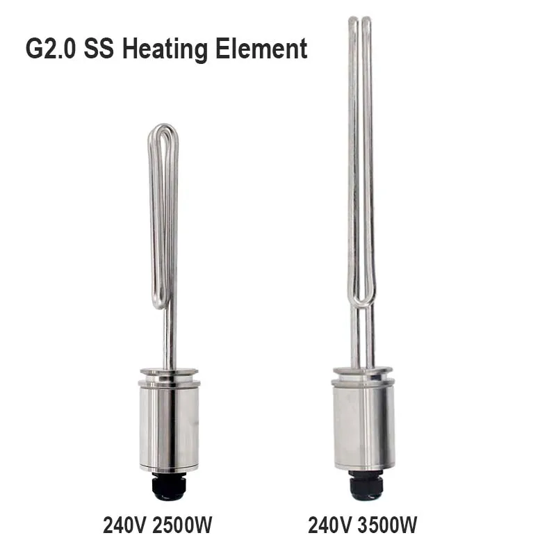 

G2.0 1.5"TC(50.5mmOD) 240v/2.5kw & 240v/3.5kw Foldback Heating Element Stainless Steel 304 ULWD DIY Homebrew Electric Brewery