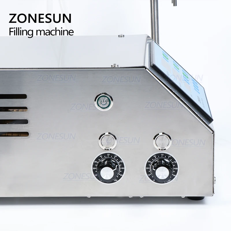 ZONESUN В переменного тока 50-4000 мл разливочная машина двойной Насадки напитков