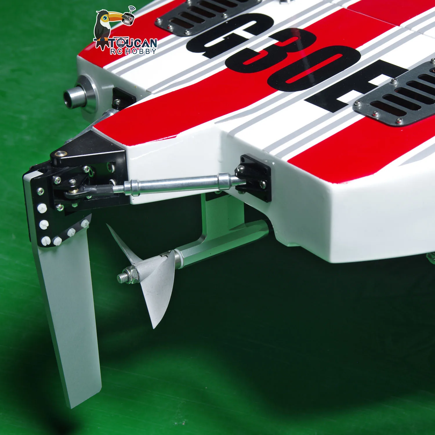 Фото DTRC Toucanhobby G30E, изготовленная из параарамидного волокна, 30CC, газобензиновая гоночная ARTR RC модель лодки без радиосистемы №3
