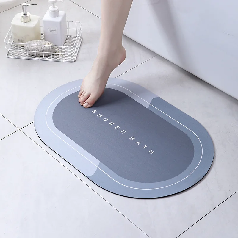 

SuperAbsorbent Carpet Shower Anti-Slip Bath Mat Bathroom Simple Rug Kitchen Entrance Soft Door Bathtub Side Bath Mat Home Decor