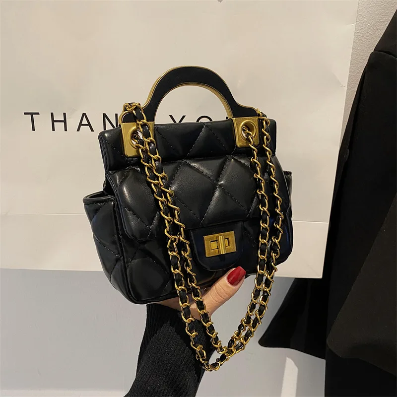 

Bags for Women2022 New High-quality Versatile Lingge Chain Stitching Single Shoulder Messenger Handbag Famous Luxury Designer Cc