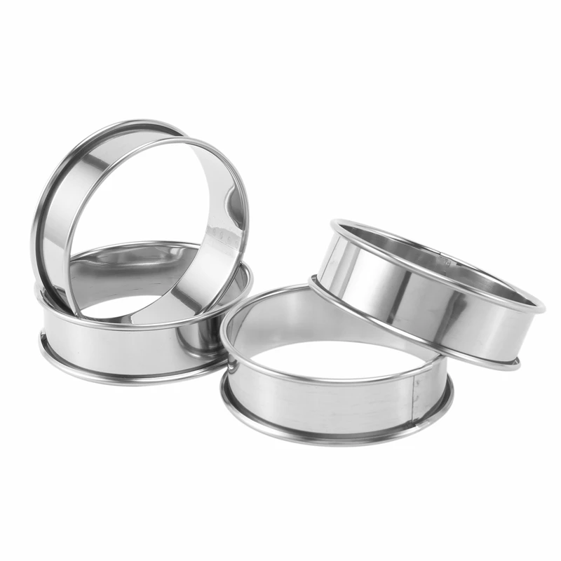 Двойные скрученные кольца Tart английские для кексов профессиональные набор из 32