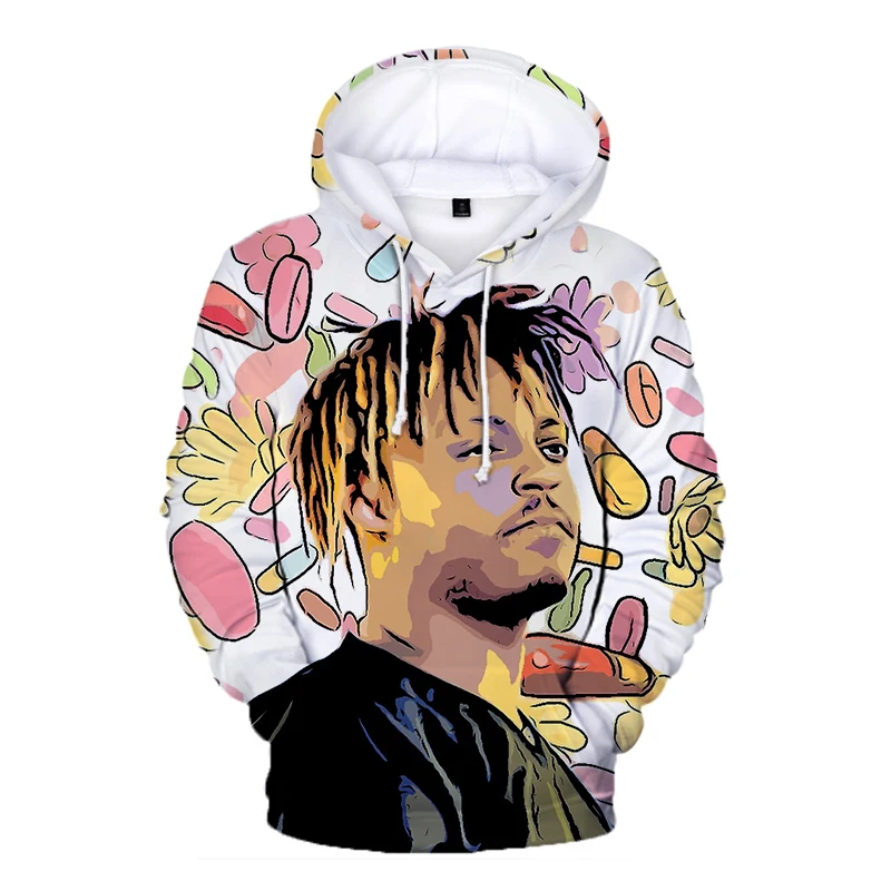 

New RIP Juice Wrld 3D Printed Hoodie Juice Wrld 999 Hip Hop Hoodies Sweatshirt Men Women Pullover Hooded Harajuku Oversized Tops