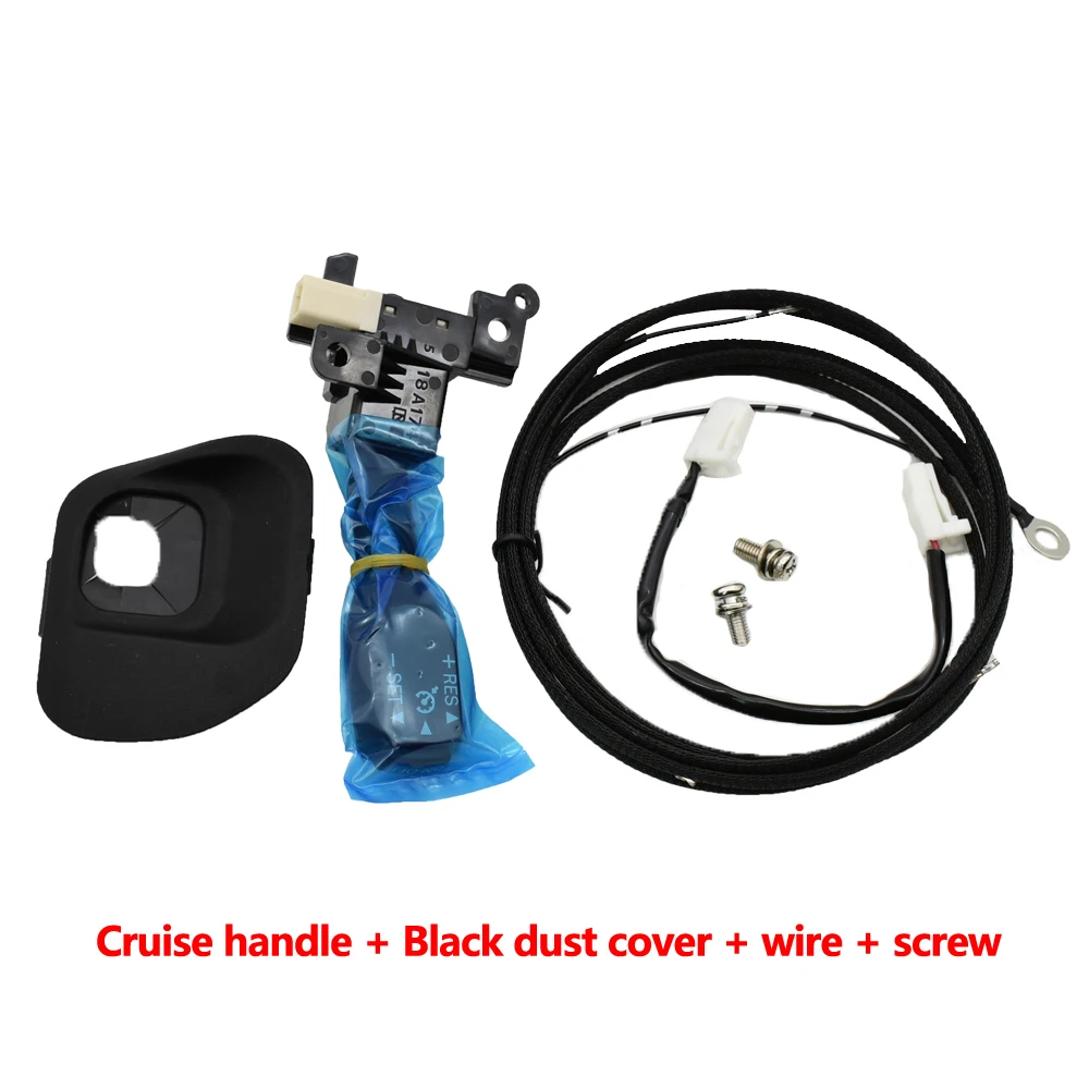 

Переключатель круиз-контроля 84632-34011 84632-34017 84632-0F010 45186-47030-C0, черная крышка рулевого колеса для Toyota Prius