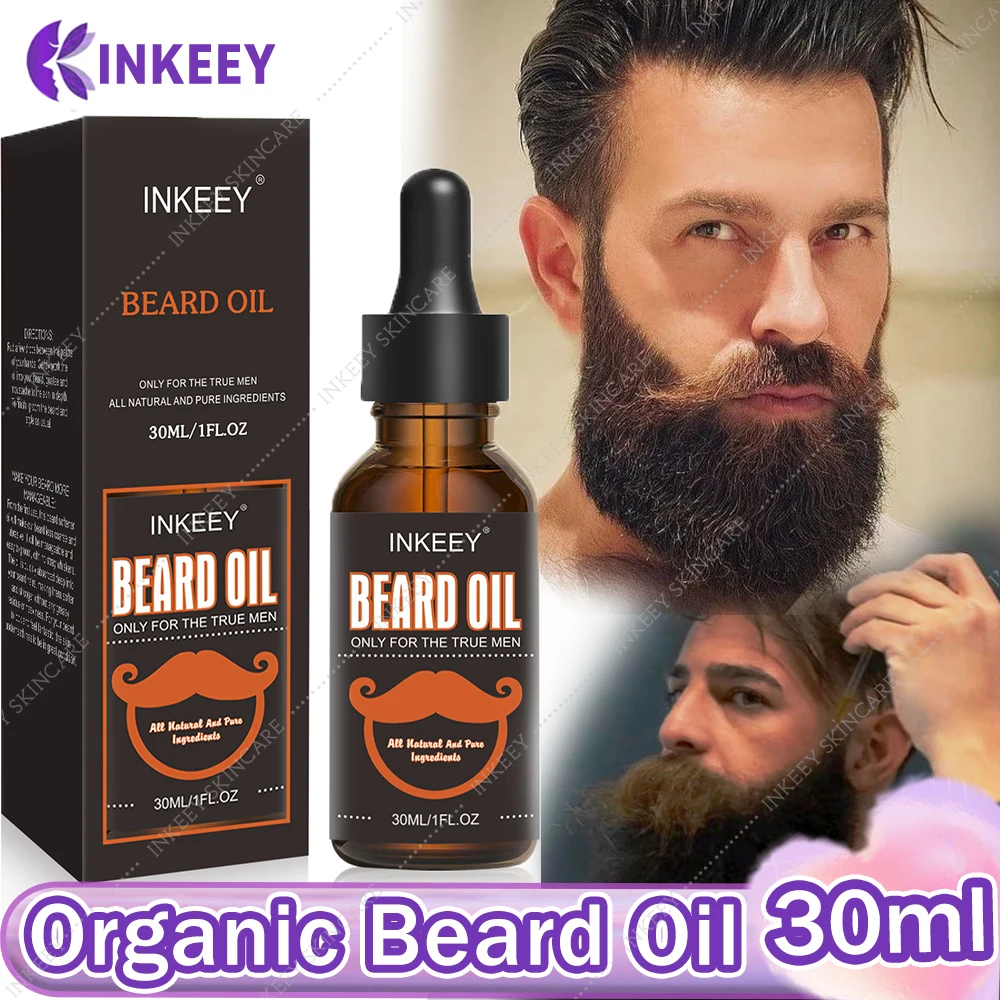 

Beard Growth Oil Beard Oil for Men Mustaches Growth Stronger Thicker Nourishing Beard Hair Growth Oil Conditioner Beard Care