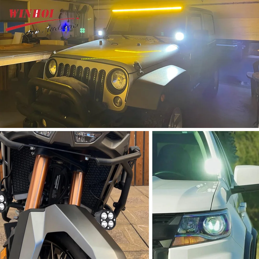 Фары головного света для внедорожника 3 дюйма 4x4 12-24 В