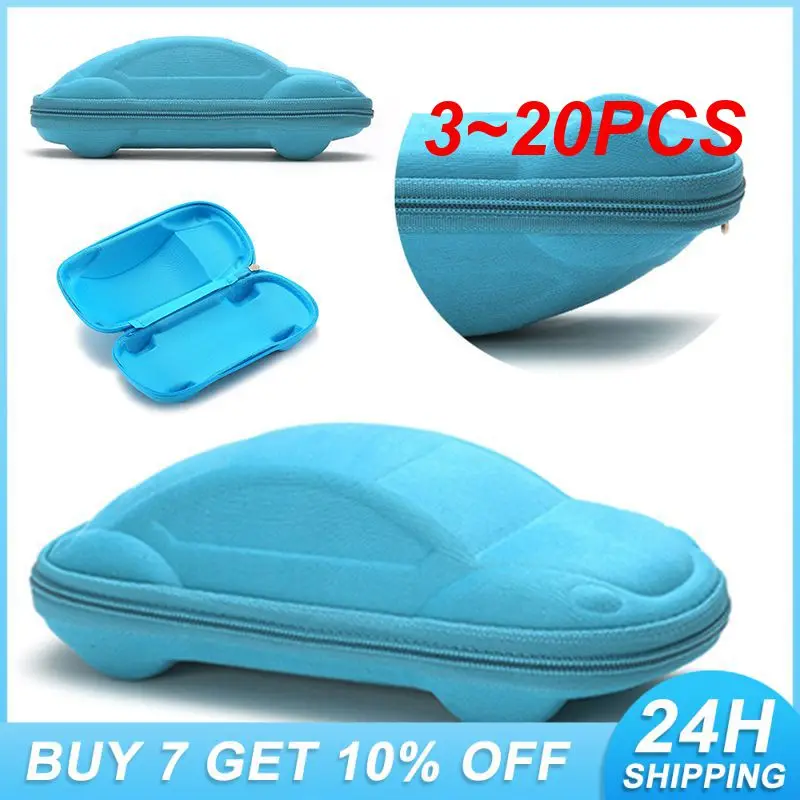 

3~20PCS Sunglasses Case Lightweight Portable Sunglaaes Sunglaaes Accessories Eye Glasses Case Zipper Box Design Practical