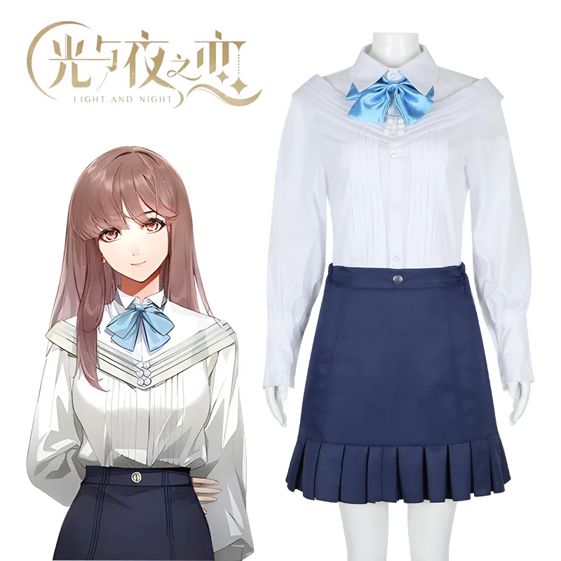 

Game Light and Night Cosplay Costume Coordinates Carnival Halloween ComiCon Uniform For Women