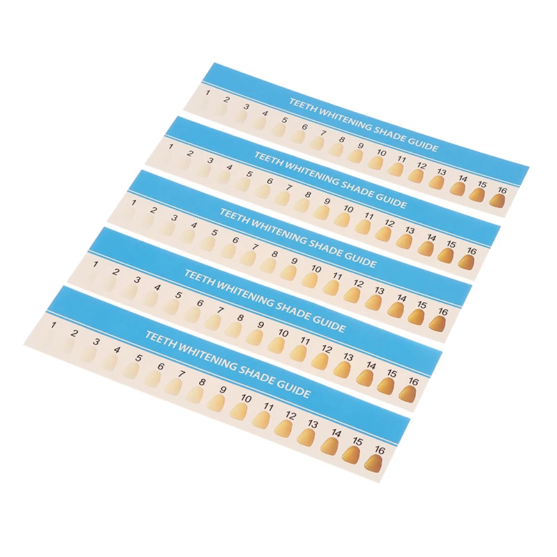 

16 цветов, модель зуба, колориметрическая пластина, форма зуба, дизайн для косметического устройства, инструмент для отбеливания зубов