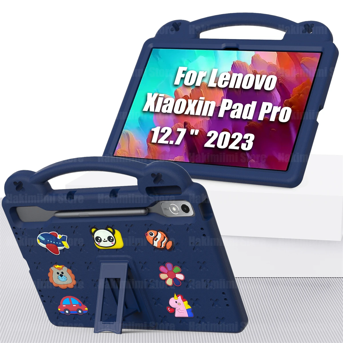 Чехол для Lenovo Xiaoxin Pad Pro (12 7 дюйма) 2023 ручной ударопрочный с защитой от падения и