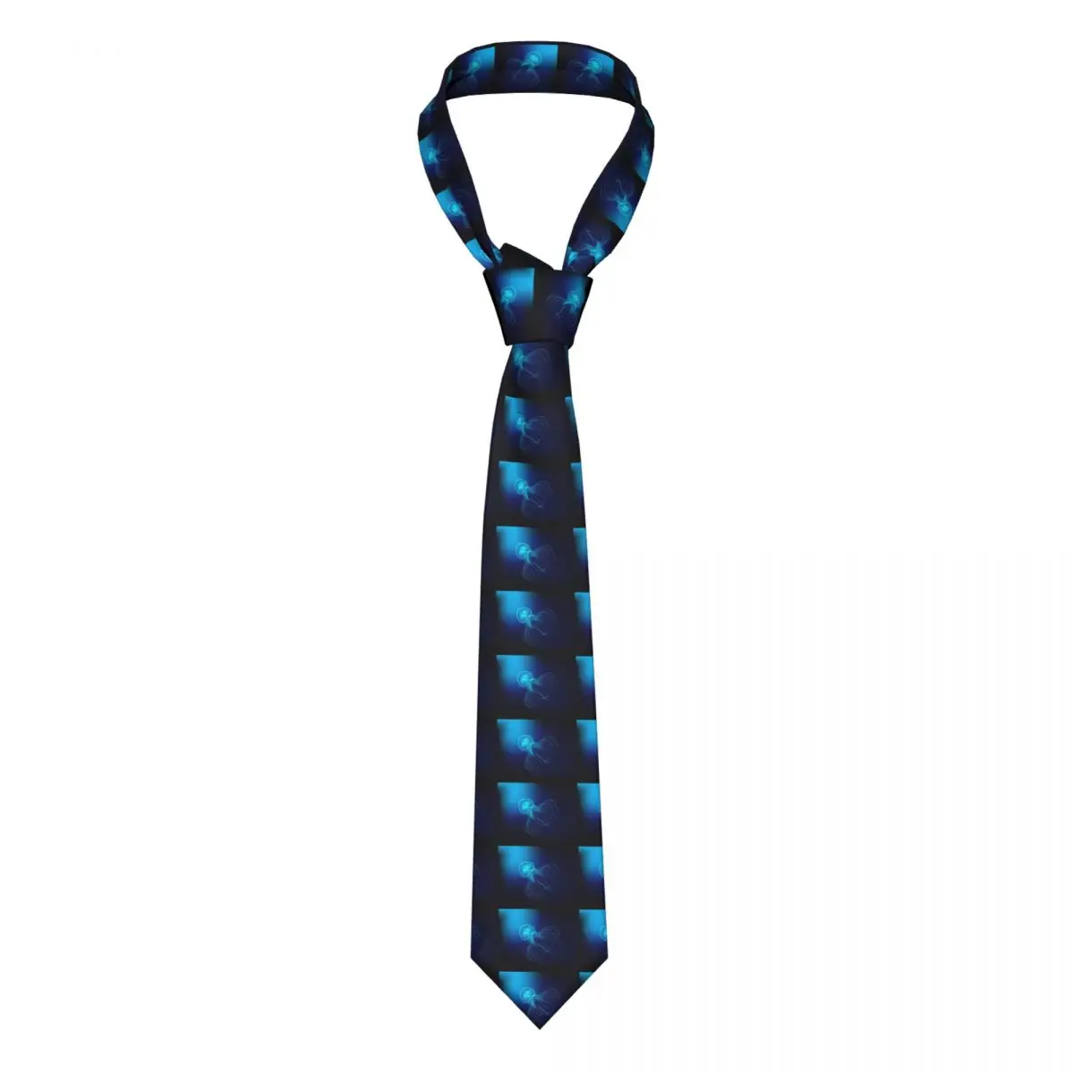 

Classic Tie for Men Silk Mens Neckties for Wedding Party Business Adult Neck Tie Casual Blue Jellyfish Tie