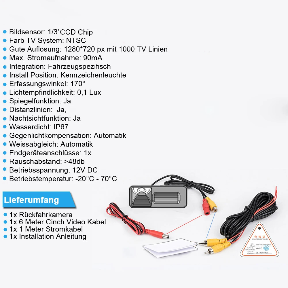 HD 1080P AHD Автомобильная резервная камера для Opel Adam Astra H J Corsa C D E Meriva A B Tigra Zafira Fiat Grande