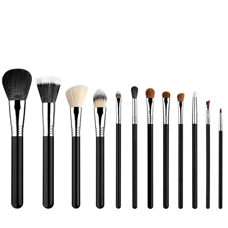 12 Pcs Makeup Brush Tool Cosmetics Powder Eyeshadow Foundation Blush Concealer Blending Beauty Makeup Set for Women