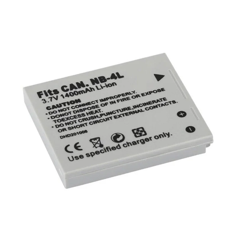 Фото Аккумулятор NB-4L NB4L NB 4L + зарядное устройство USB для камеры Canon IXUS 30 40 50 55 60 65 80 100 Power Shot SD1000 1100 SD780 SD960 №3