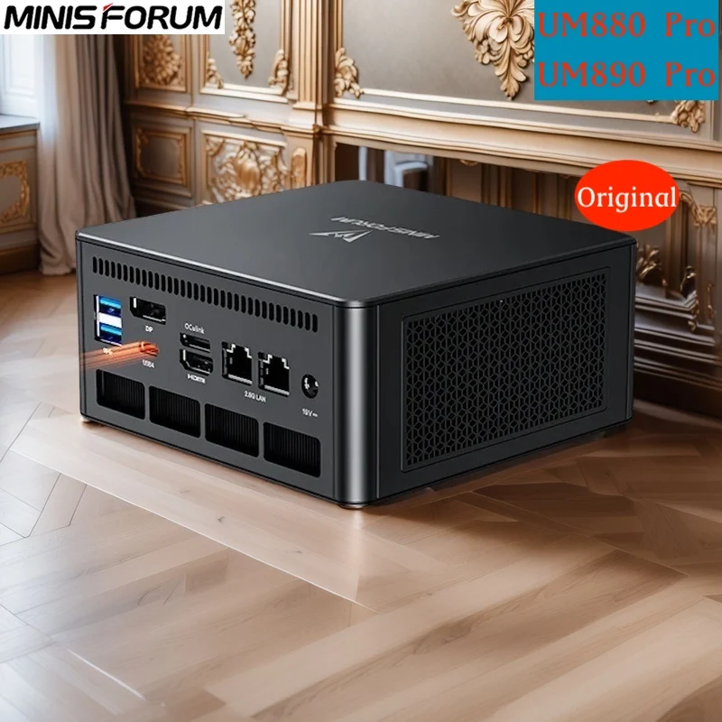 Микросхема MINISFORUM UM890/UM880 Pro AMD AI R9 8945HS/8845HS DDR5 Dual WiFi6E Minisforum Gaming Mini PC