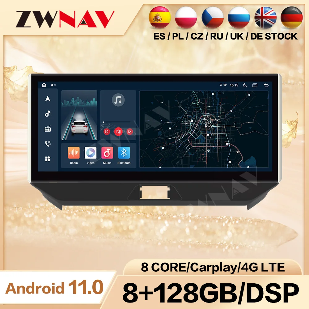 

Автомобильный стерео-радиоприемник 128G экран для Toyota Harrier-Venza 2020 2021 2022 Android с Bluetooth DSP Carplay IPS