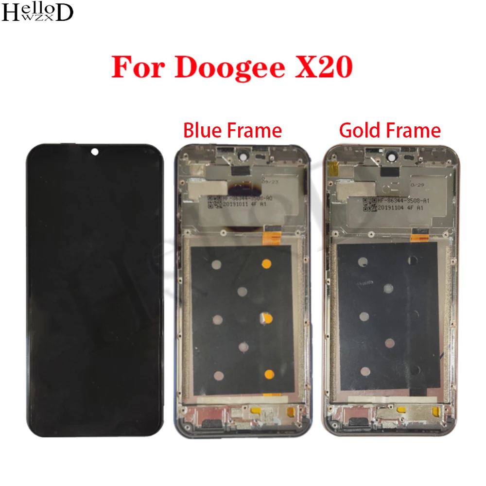 

Original Used LCD Display For Doogee X20 LCD Display With Frame Touch Screen Digitizer Panel Assembly Replacement
